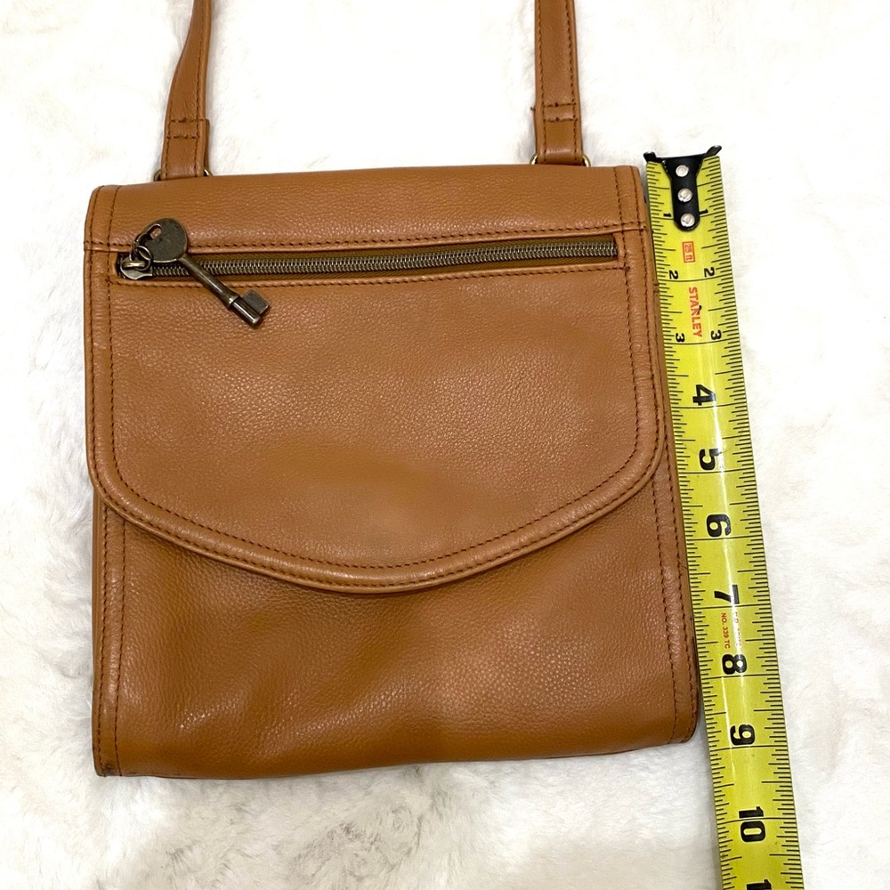 Fossil Brown Leather Crossbody Bag/Purse - Picture 12 of 15